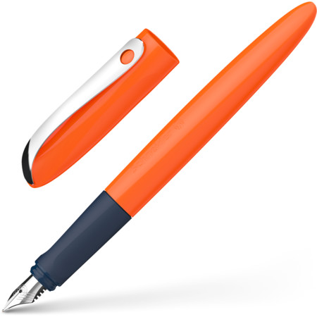 Wavy orange Fountain pens by Schneider
