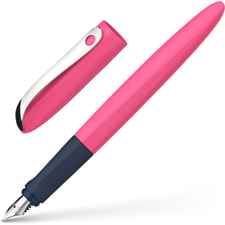 Wavy pink Fountain pens by Schneider