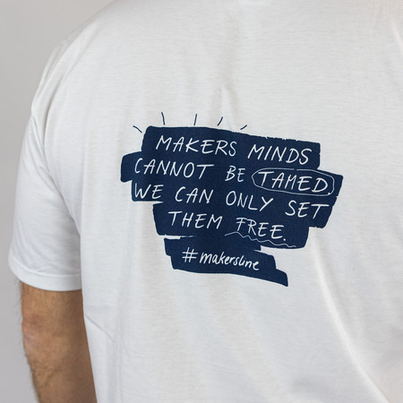Makers Line T-Shirt weiß Größe M Schneider Merchandise von Trigema