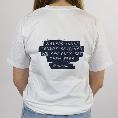 Makers Line T-Shirt weiß Größe L Schneider Merchandise von Trigema