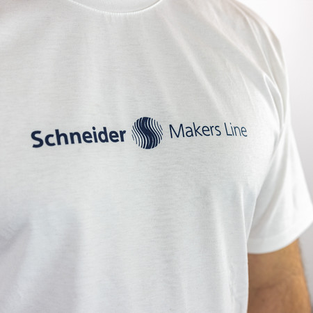 Makers Line T-Shirt weiß Größe S Schneider Merchandise von Trigema