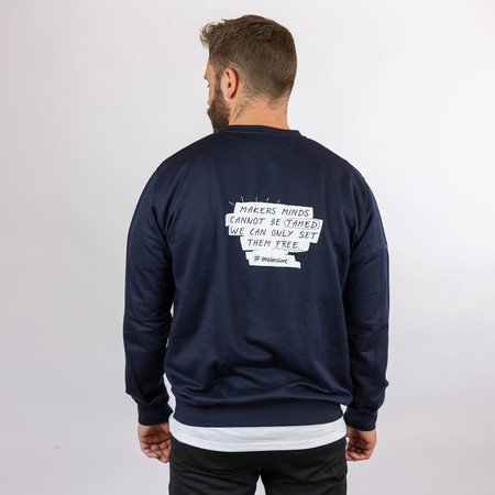 Makers Line Sweatshirt tiefblau Größe XL Schneider Merchandise von Trigema