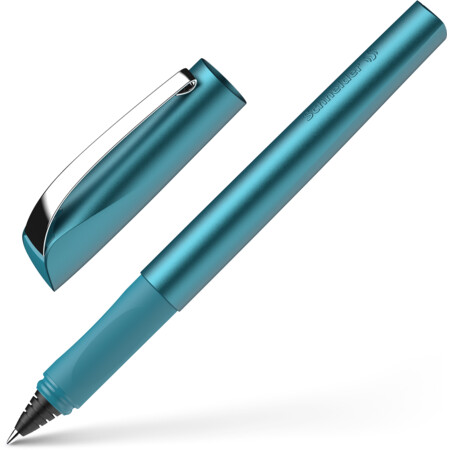 Ceod Shiny teal Line width M Rollerball with cartridges by Schneider