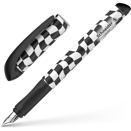 Voice black checked Line width M Fountain pens by Schneider