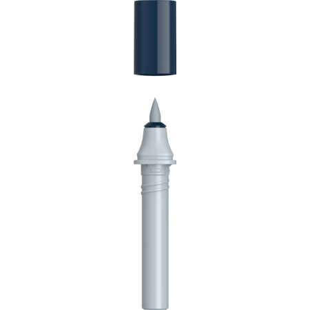Cartouches de recharge Paint-It 040 pointe pinceau blue grey Épaisseurs de trait B Fineliner et stylos fibre by Schneider