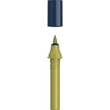 Cartouches de recharge Paint-It 040 pointe pinceau olive green Épaisseurs de trait B Fineliner et Brush pens by Schneider