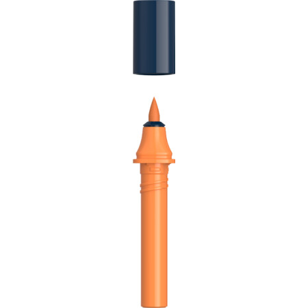 Cartouches de recharge Paint-It 040 pointe pinceau orange red Épaisseurs de trait B Fineliner et Brush pens by Schneider