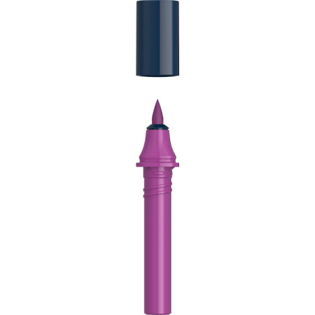 Cartouches de recharge Paint-It 040 pointe pinceau dark violet Épaisseurs de trait B Fineliner et Brush pens by Schneider