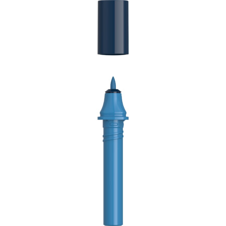 Cartridge Paint-It 040 Round midnight blue Line width F Fineliner and Brush pens by Schneider