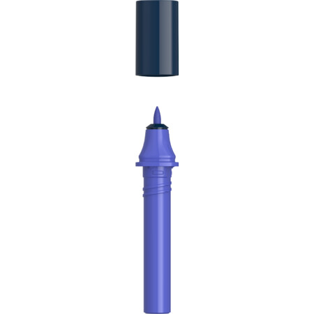 Cartridge Paint-It 040 Round blue Line width F Fineliner and Brush pens by Schneider