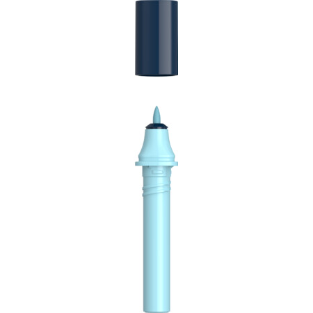 Cartouches de recharge Paint-It 040 pointe ogive fine aqua blue Épaisseurs de trait F Fineliner et stylos fibre by Schneider