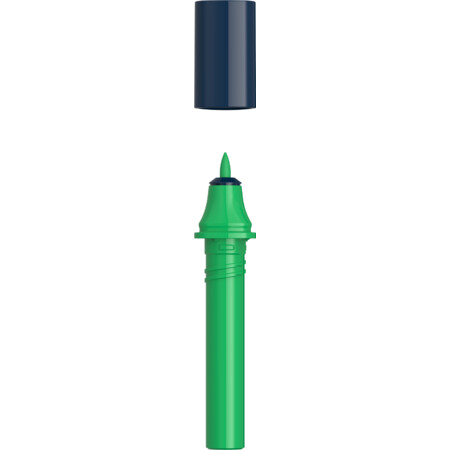 Schneider marka  blackforest green Çizgi kalınlığı F Finelinerlar ve Brush pens