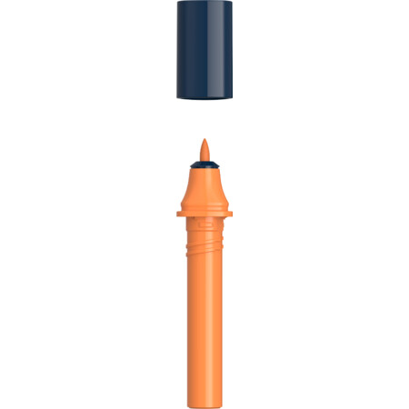 Cartridge Paint-It 040 Round orange red Line width F Fineliner and Brush pens by Schneider
