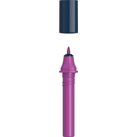 Cartridge Paint-It 040 Round dark violet Line width F Fineliner and Brush pens by Schneider