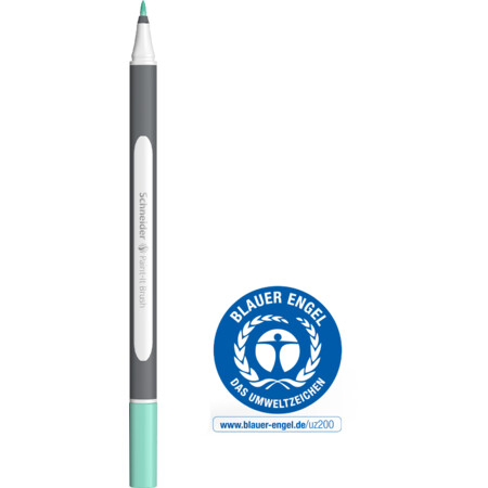 Paint-It 070 turquoise pastel Épaisseurs de trait Brush Fineliner et Brush pens by Schneider