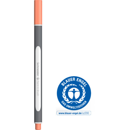 Paint-It 070 apricot pastel Trazo de escritura Brush Fineliner y Brush pens by Schneider