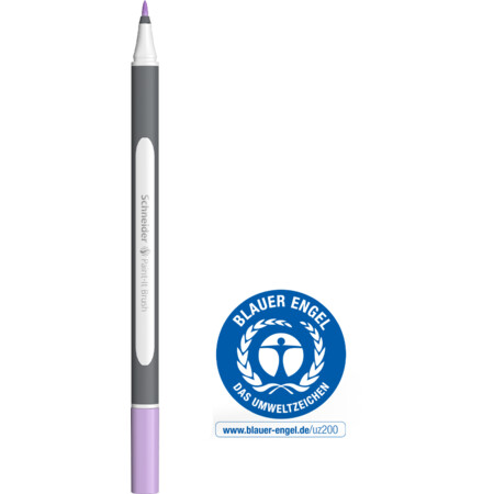 Paint-It 070 lilac pastel Line width Brush Fineliner and Brush pens by Schneider