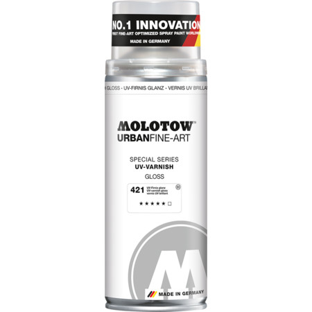 UFA UV Klarlack glanz glänzend Sprays von Molotow