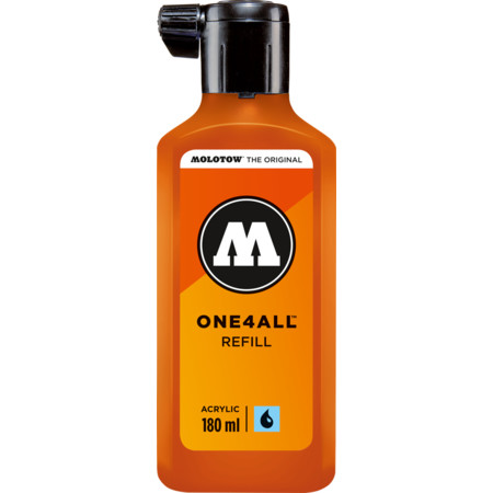 One4All Refill 180ml DARE orange Nachfülltinte für Marker von Molotow
