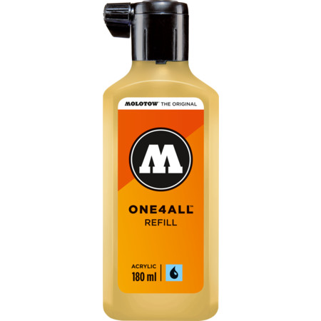 One4All Refill 180ml vanille pastell Nachfülltinte für Marker von Molotow