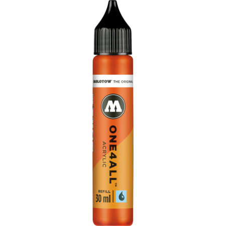 One4All Refill 30ml DARE orange Nachfülltinte für Marker von Molotow