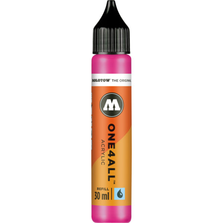 One4All Refill 30ml neonpink fluoreszierend Nachfülltinte für Marker von Molotow