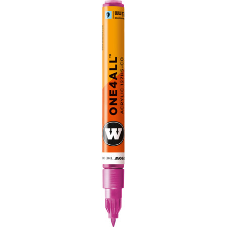 One4All 127HS-CO 1.5 mm metallic pink Strichstärke 1.5 mm Acrylmarker von Molotow