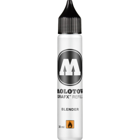 Blender GRAFX Refill 30ml farblos Nachfülltinte für Marker von Molotow
