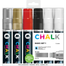 Chalk Marker 15 mm Basic-Set 1 MP