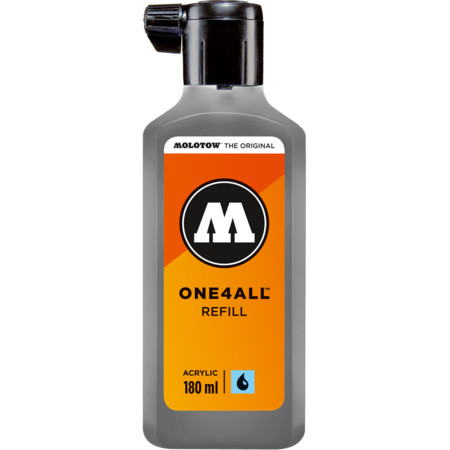 One4All Refill 180ml graublau dunkel Nachfülltinte für Marker von Molotow