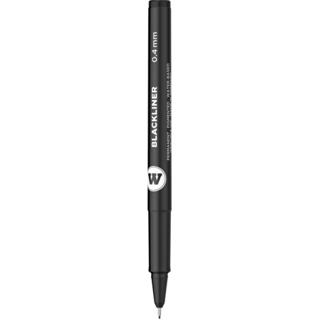 Blackliner signalschwarz Strichstärke 0.4 mm Fineliner & Brush pens von Molotow