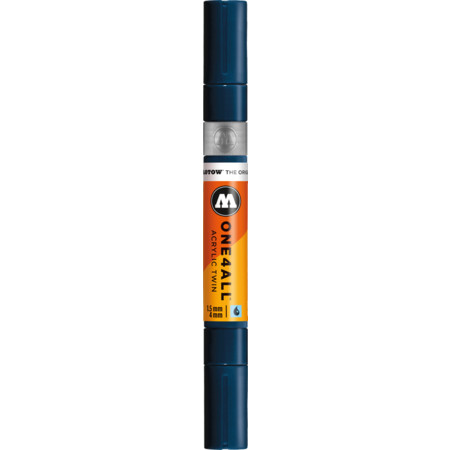 One4All Acrylic Twin 1.5 mm/4 mm petrol Strichstärke 1.5 mm/4 mm Acrylmarker von Molotow