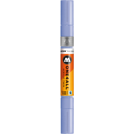 One4All Acrylic Twin 1.5 mm/4 mm blauviolett pastell Strichstärke 1.5 mm/4 mm Acrylmarker von Molotow