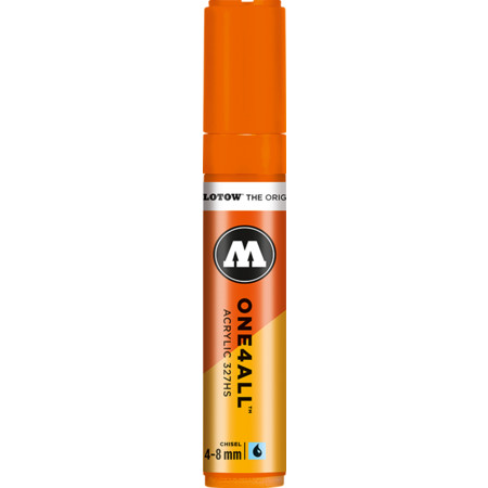 One4All 327HS 4-8 mm orange Strichstärke 4-8 mm Acrylmarker von Molotow
