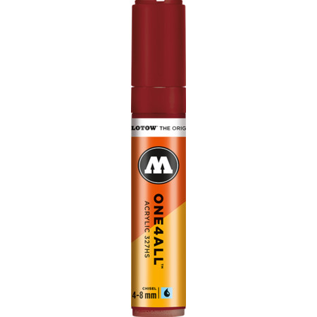 One4All 327HS 4-8 mm burgund Strichstärke 4-8 mm Acrylmarker von Molotow
