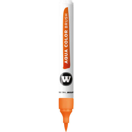 Aqua Color Brush 1-2 mm orange Strichstärke 1-2 mm Fineliner & Brush pens von Molotow