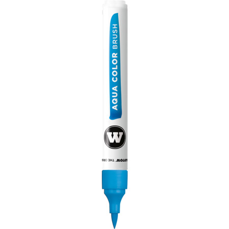 Aqua Color Brush 1-2 mm cyan Strichstärke 1-2 mm Fineliner & Brush pens von Molotow