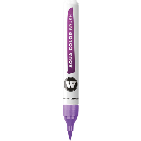 Aqua Color Brush 1-2 mm violett Strichstärke 1-2 mm Fineliner & Brush pens von Molotow