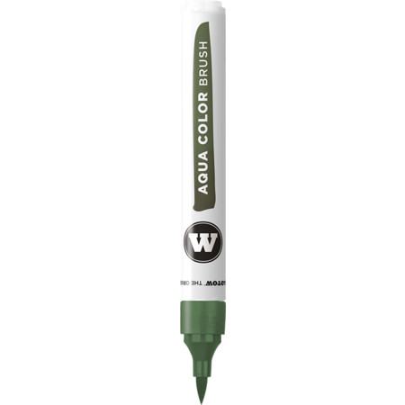 Aqua Color Brush 1-2 mm olive Strichstärke 1-2 mm Fineliner & Brush pens von Molotow