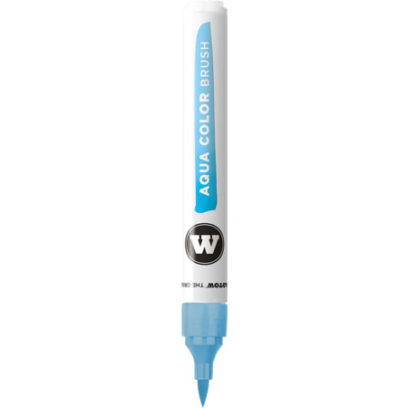 Aqua Color Brush 1-2 mm hellblau Strichstärke 1-2 mm Fineliner & Brush pens von Molotow