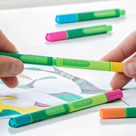 Link-It blackforest-green Line width 1 mm Fineliners and fibrepens by Schneider