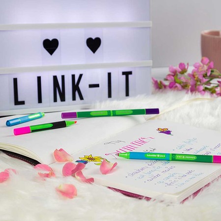 Link-It Highlighter pink Line width 1+4 mm Highlighters von Schneider