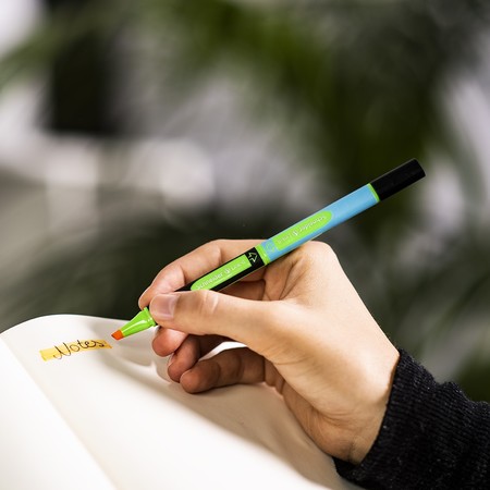 Schneider marka Link-It Yeşil Çizgi kalınlığı 1+4 mm Fosforlu Kalemler