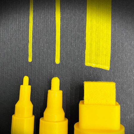 Paint-It 320 4 mm jaune Épaisseurs de trait 4 mm Marqueurs acryliques by Schneider